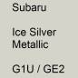 Preview: Subaru, Ice Silver Metallic, G1U / GE2.